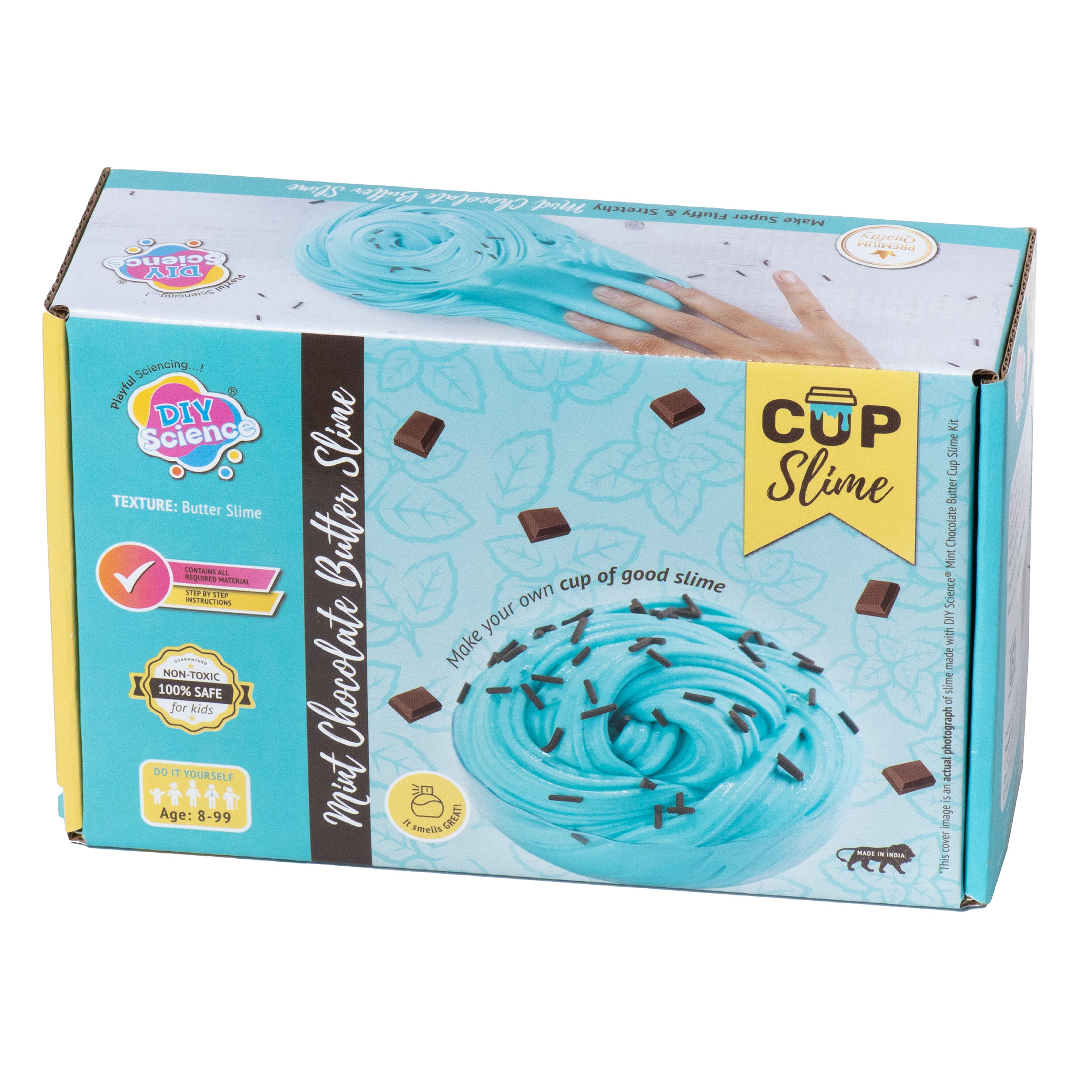 DIY Science Mint Chocolate Butter Cup Slime Kit Texture Butter