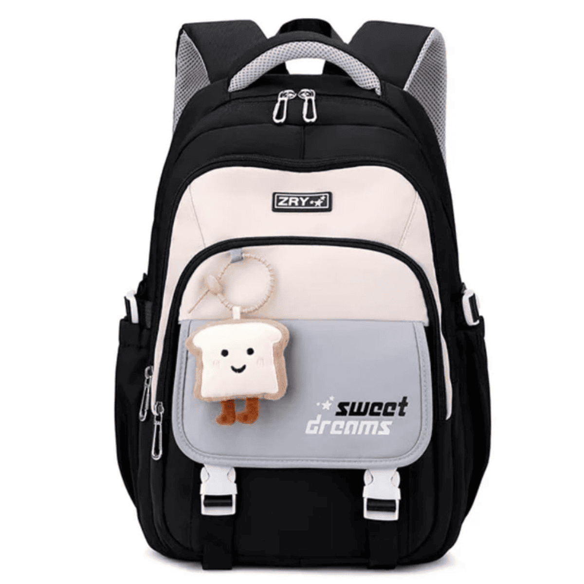 Buy MyneeMoe Sweet Dreams Kids Backpack – Durable, Stylish & Spacious School Bag (Age 9-15Y) Black - School Bag at MyneeMoe Online In India