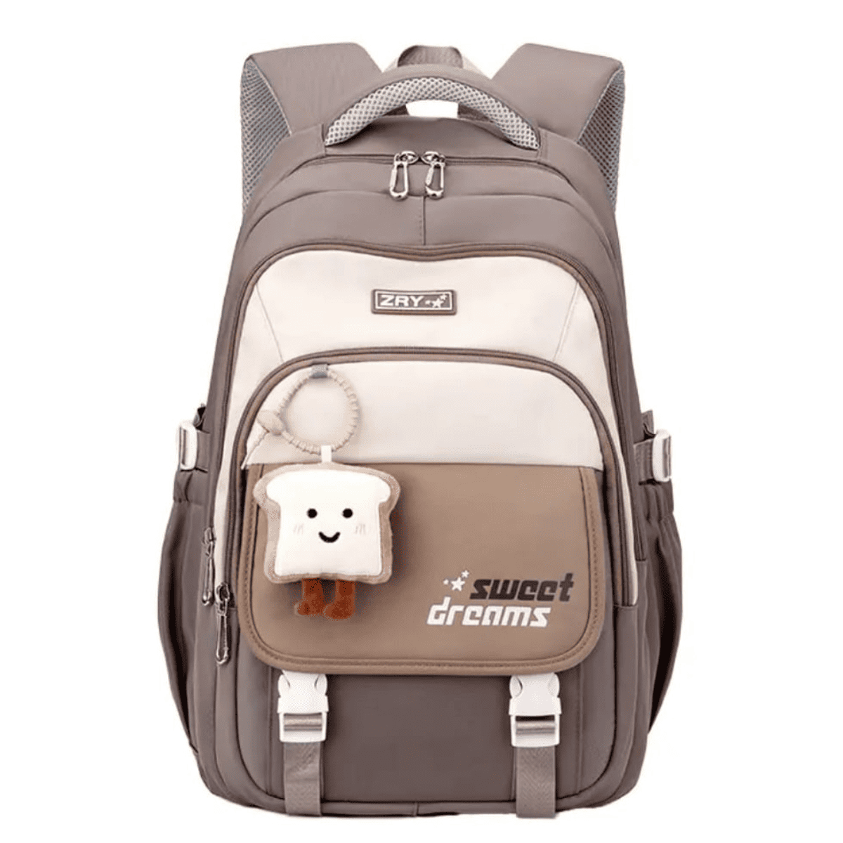 Buy MyneeMoe Sweet Dreams Kids Backpack – Durable, Stylish & Spacious School Bag (Khaki) Khaki - School Bag at MyneeMoe Online In India