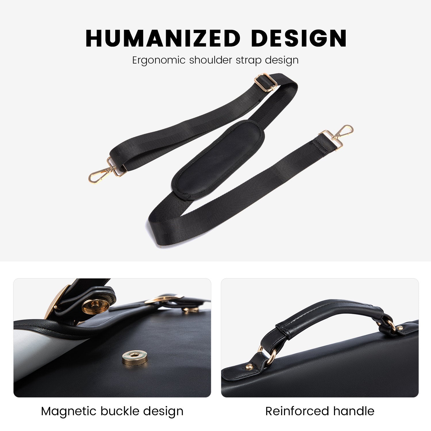 Buy MyneeMoe Lovevook Women's Laptop Bag Black - Spacious and Stylish Work Tote - Laptop Bag at MyneeMoe Online In India