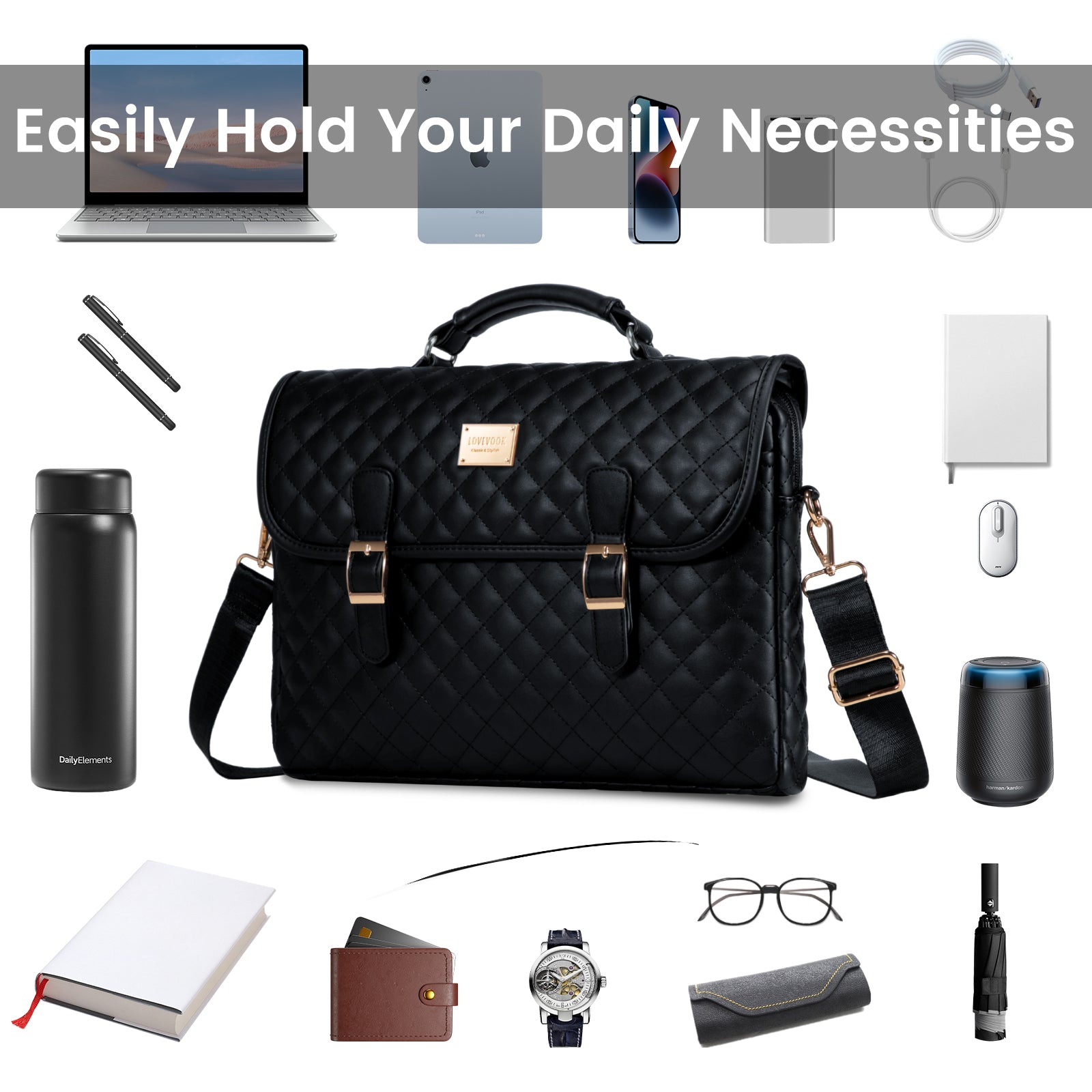 Buy MyneeMoe Lovevook Women's Briefcase - Premium Laptop Bag for Work & Travel - Laptop Bag at MyneeMoe Online In India