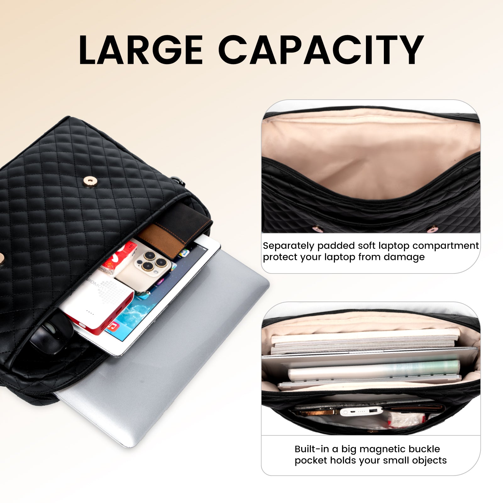 Buy MyneeMoe Lovevook Women's Briefcase - Premium Laptop Bag for Work & Travel - Laptop Bag at MyneeMoe Online In India