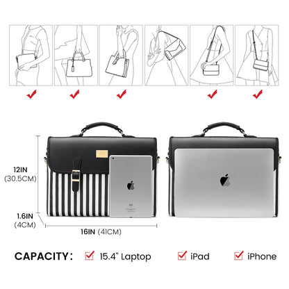 Buy Lovevook Women's Laptop Bag - Elegant Design with Multiple Compartments at MyneeMoe Online In India