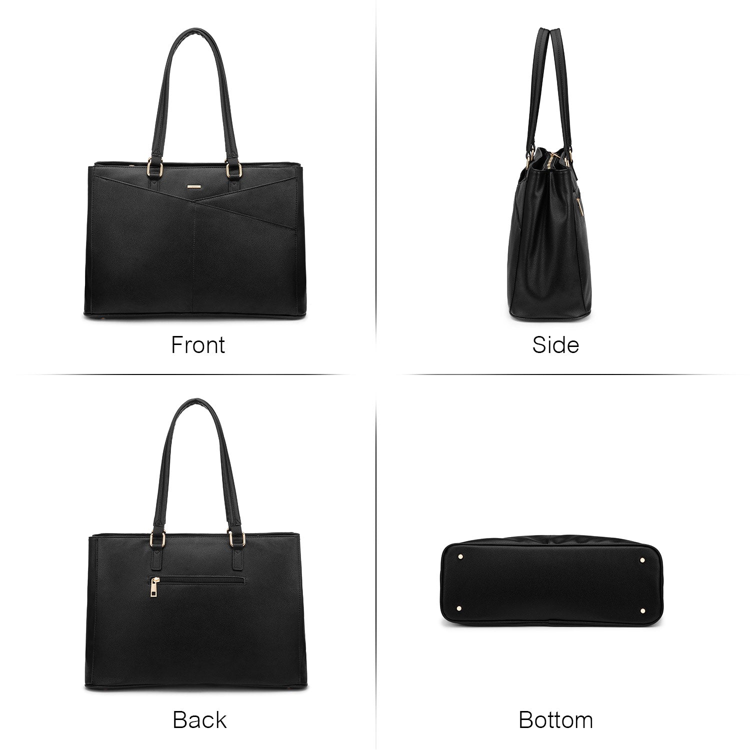 Buy MyneeMoe Lovevook Women's Versatile Laptop Tote & Handbag Alabaster - Perfect for Work and Travel - Laptop Bag at MyneeMoe Online In India