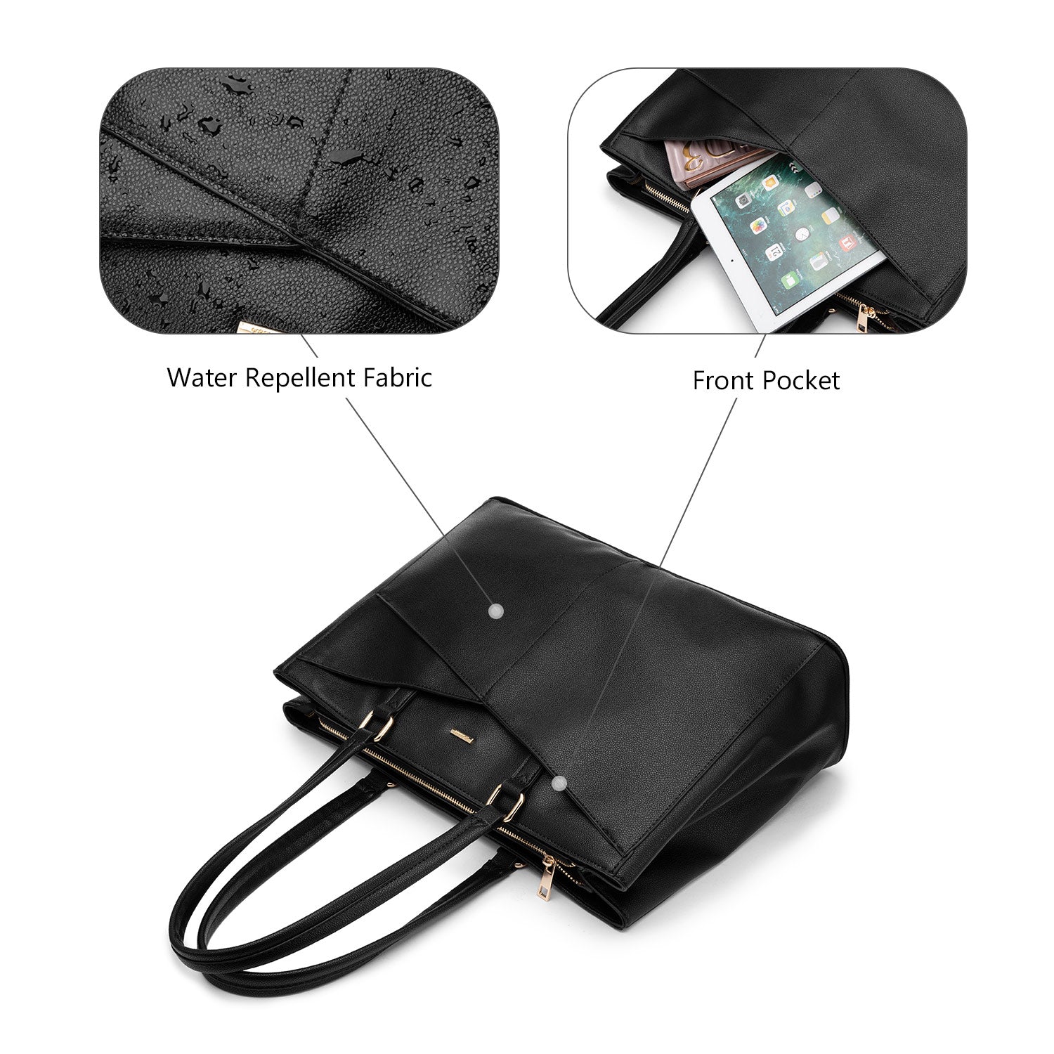 Buy MyneeMoe Lovevook Women's Versatile Laptop Tote & Handbag Alabaster - Perfect for Work and Travel - Laptop Bag at MyneeMoe Online In India