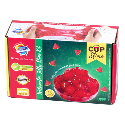 Buy Diy Science Watermelon Jelly Cup Slime Kit (Texture Jelly Cube Slime) at Myneemoe Online In India