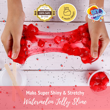 Buy Diy Science Watermelon Jelly Cup Slime Kit (Texture Jelly Cube Slime) at Myneemoe Online In India