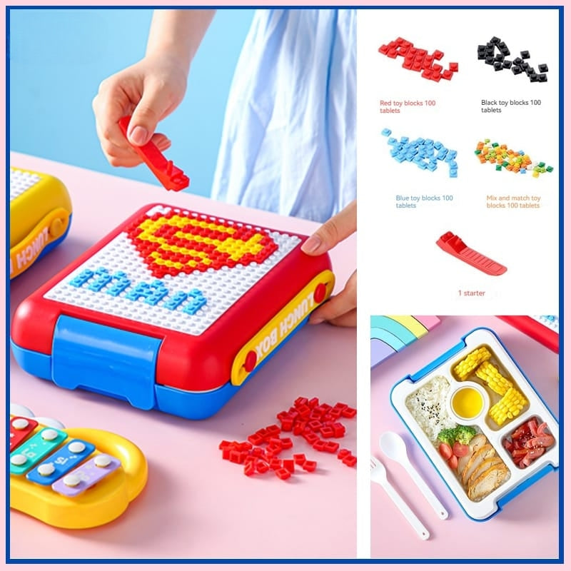 Buy Lego Building Blocks Lunch Box for Kids at Myneemoe Online In India