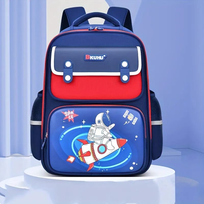 Buy MyneeMoe Aqua Astro Explorer Elite Backpack - Stylish, Durable, Spacious & Waterproof Astro Blue - School Bag at MyneeMoe Online In India