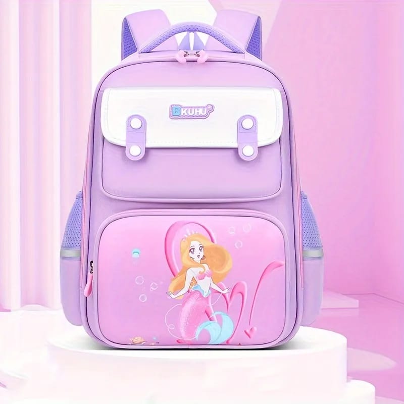 Buy MyneeMoe Aqua Astro Explorer Elite Backpack - Stylish, Durable, Spacious & Waterproof Mermail Lilac - School Bag at MyneeMoe Online In India