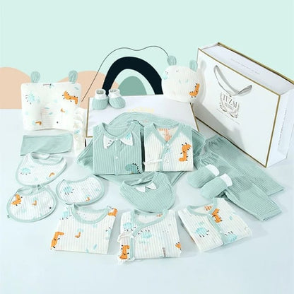 Buy Cute Dino 24 Piece Newborn Baby Gift Box – Adorable Baby Shower Essentials at Myneemoe Online In India