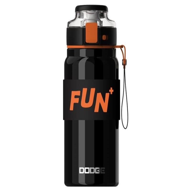 Buy Fun Cool Vacuum Insulated Water Bottle – Leakproof & BPA-Free Black at Myneemoe Online In India