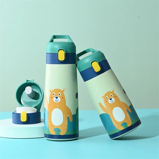 Buy Safari Splash: Kids Stainless Steel Water Bottle - Leak-Proof & BPA-Free at Myneemoe Online In India