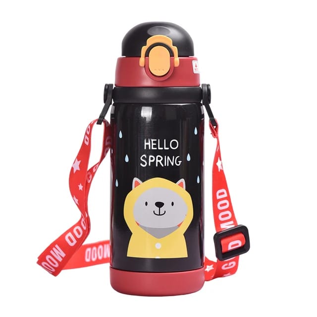 Buy Cool DI Vacuum Insulated Water Bottle for Kids – Stylish & Leak-Proof Hello Spring at MyneeMoe Online In India