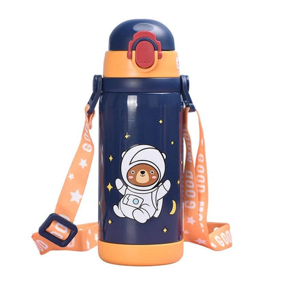 Buy Cool DI Vacuum Insulated Water Bottle for Kids – Stylish & Leak-Proof Space Theme at MyneeMoe Online In India