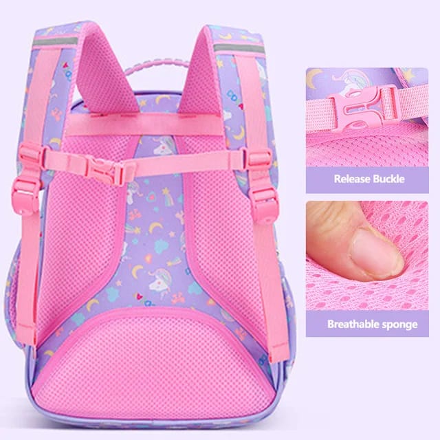 Buy MyneeMoe Rainbow Blossom School Backpack - Stylish, Durable & Waterproof Backpack - School Bag at MyneeMoe Online In India
