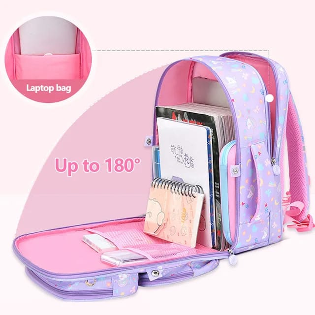 Buy MyneeMoe Rainbow Blossom School Backpack - Stylish, Durable & Waterproof Backpack - School Bag at MyneeMoe Online In India