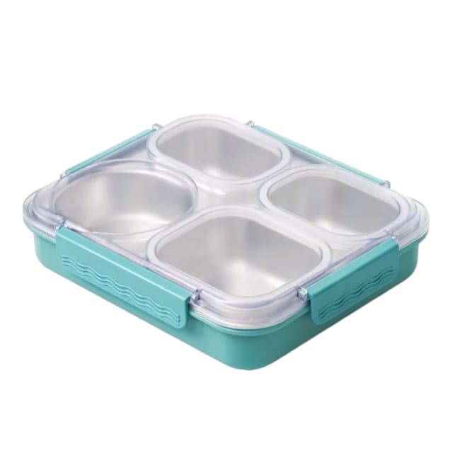 Buy Mega Munch Large Capacity Bento Lunch Box Blue at MyneeMoe Online In India