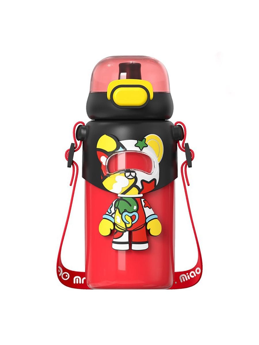 Buy Magic Bear Stainless Steel Water Bottle for Kids - Leakproof & BPA-Free Red at Myneemoe Online In India