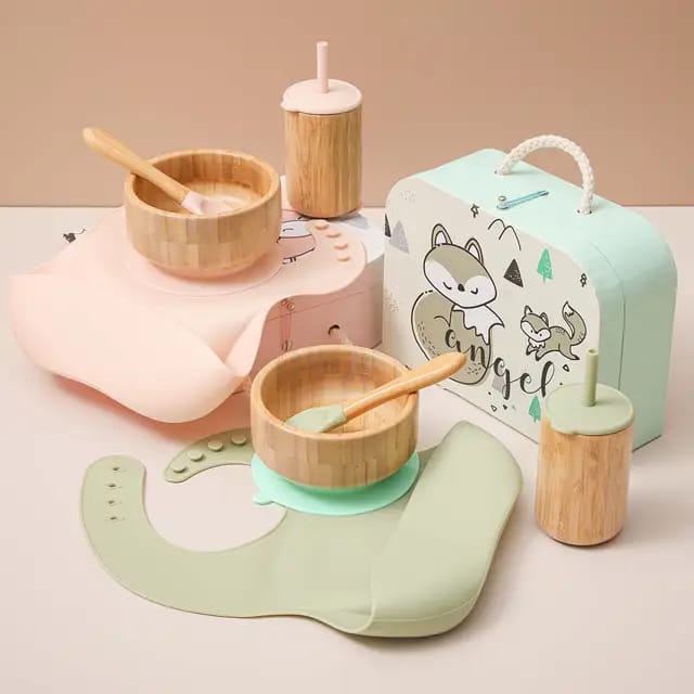 Buy Ellie Baby Feeding Set – Premium Eco-Friendly Dining Essentials for Toddlers at MyneeMoe Online In India