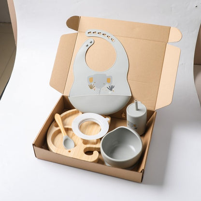 Buy Ellie Bamboo Suction Set – Safe, Eco-Friendly Baby Feeding Essentials at MyneeMoe Online In India