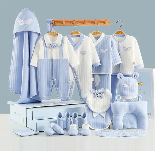 Buy Tiny Blessings 23 Piece Newborn Gift Box – Perfect for Celebrating New Beginnings Light Pink at MyneeMoe Online In India