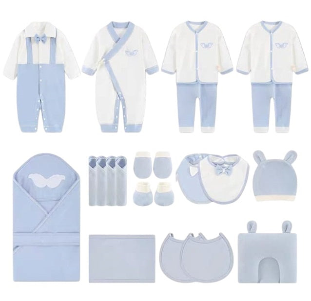 Buy MyneeMoe Tiny Blessings 23 Piece Newborn Gift Box – Perfect for Celebrating New Beginnings - Baby Clothing Set at MyneeMoe Online In India