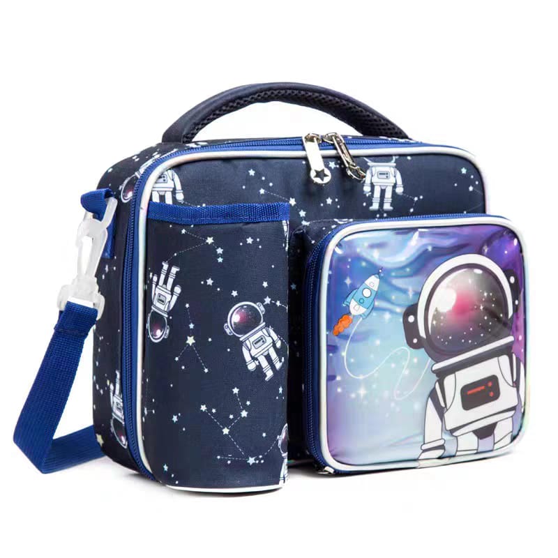 Buy Foodie Friend Insulated Lunch Bag: Perfect for School & Travel Space Traveler at MyneeMoe Online In India