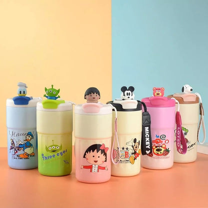 Buy Disney-Themed Kids Mug with Carry Strap - Iconic Character Designs at MyneeMoe Online In India