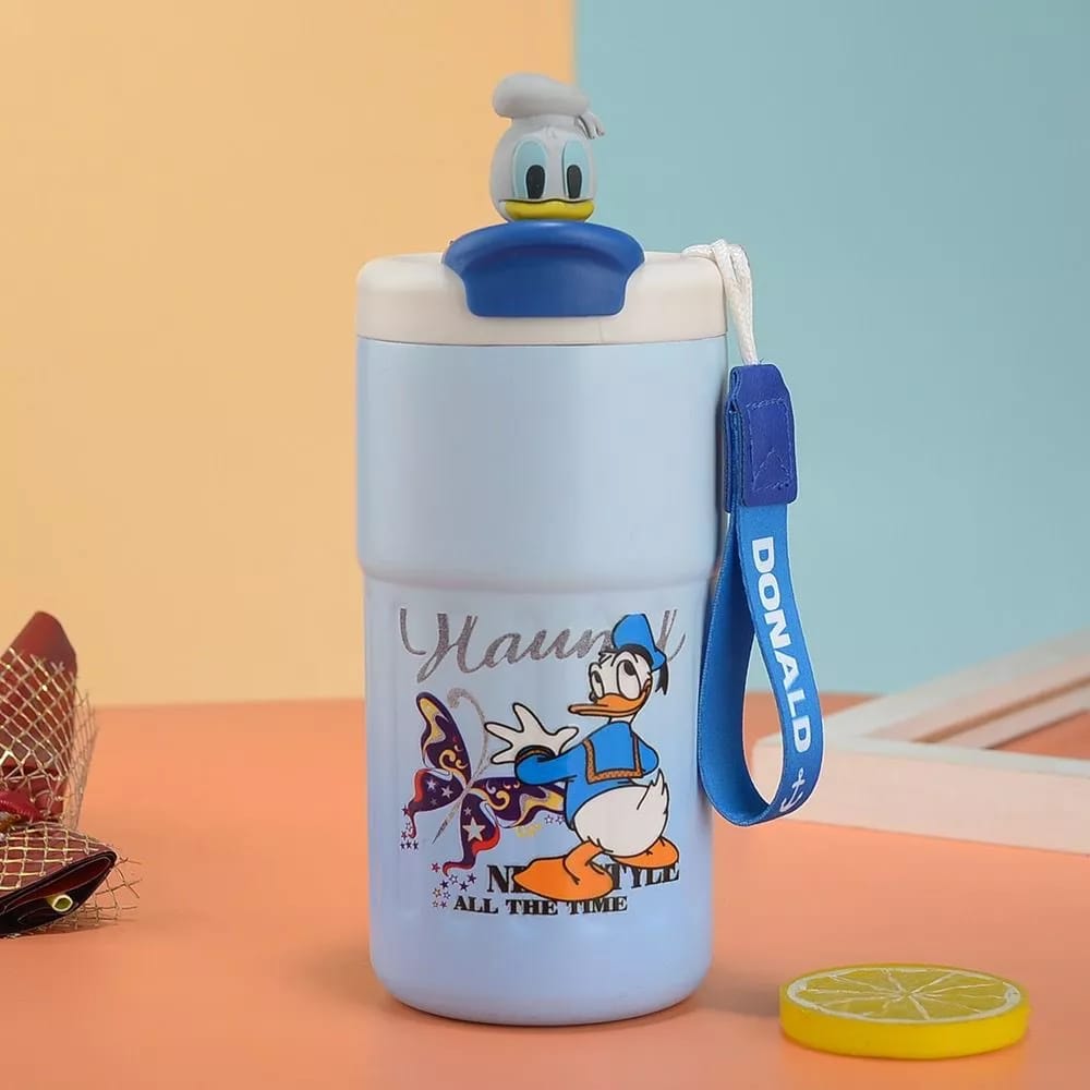 Buy Disney-Themed Kids Mug with Carry Strap - Iconic Character Designs Donald at MyneeMoe Online In India