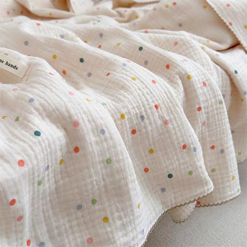 Buy Ultra-Soft 100% Cotton Muslin Swaddle Blanket – Air Conditioned Quilt, Perfect for Spring & Summer at MyneeMoe Online In India