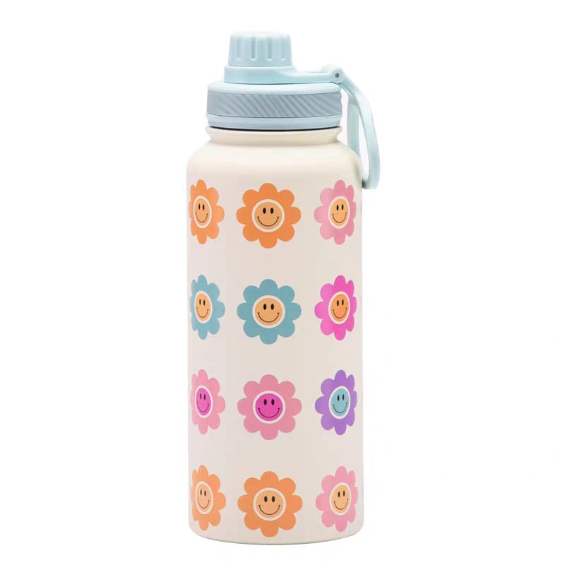 Buy Good Vibes Stainless Steel Water Bottle - Stylish & Leakproof Design 5 at MyneeMoe Online In India