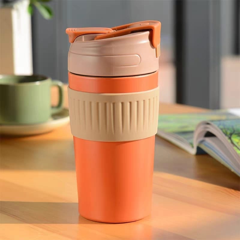 Buy MyneeMoe TwinSip Stainless Steel Coffee Mug for Versatile Drinking Coral - Coffee Mug at MyneeMoe Online In India