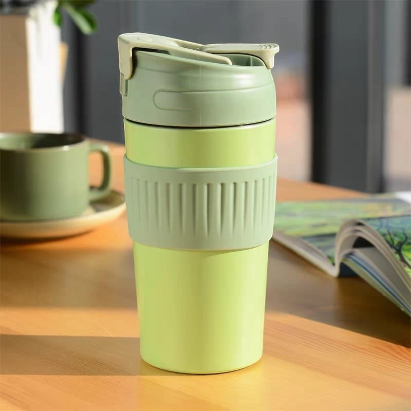 Buy MyneeMoe TwinSip Stainless Steel Coffee Mug for Versatile Drinking Olive Green - Coffee Mug at MyneeMoe Online In India