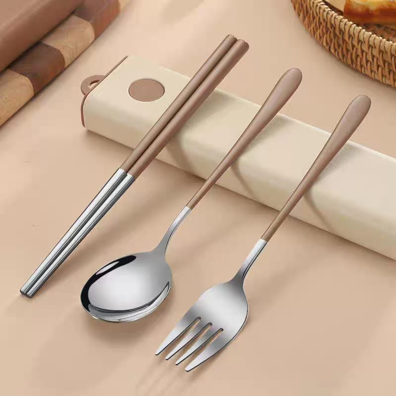 Buy MyneeMoe Beerus Theme Stainless Steel Cutlery Set – Spoon, Fork & Chopsticks - Cutlery Set at MyneeMoe Online In India