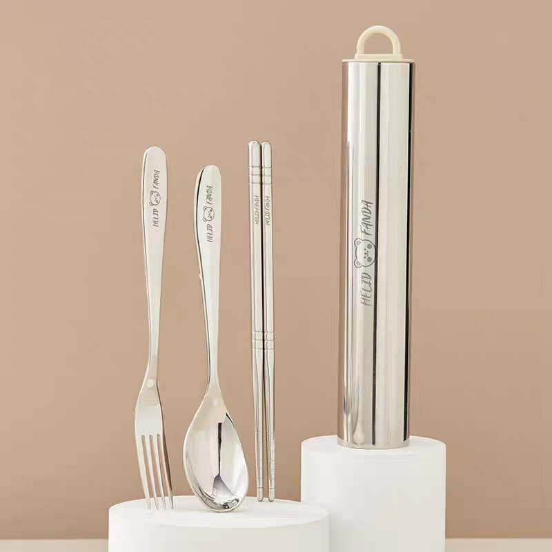 Buy MyneeMoe Universal Shine Stainless Steel Cutlery Set – Spoon, Fork & Chopsticks - Cutlery Set at MyneeMoe Online In India