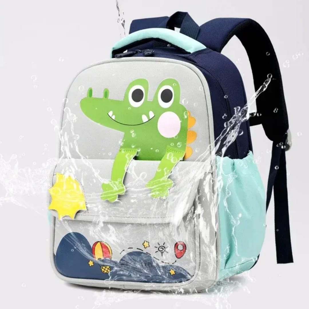 Buy MyneeMoe Cute Crocodile Kids Backpack – Lightweight & Comfortable Kindergarten Bag (Age 3-4Y) - School Bag at MyneeMoe Online In India
