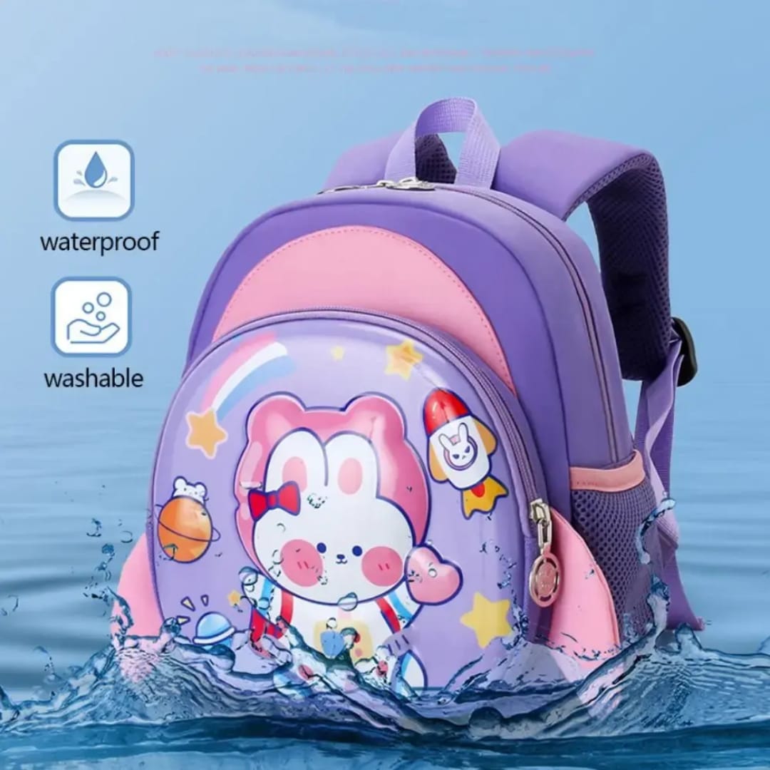 Buy MyneeMoe Fuzzy Bear Print Kindergarten Backpack for Little Explorers - School Bag at MyneeMoe Online In India