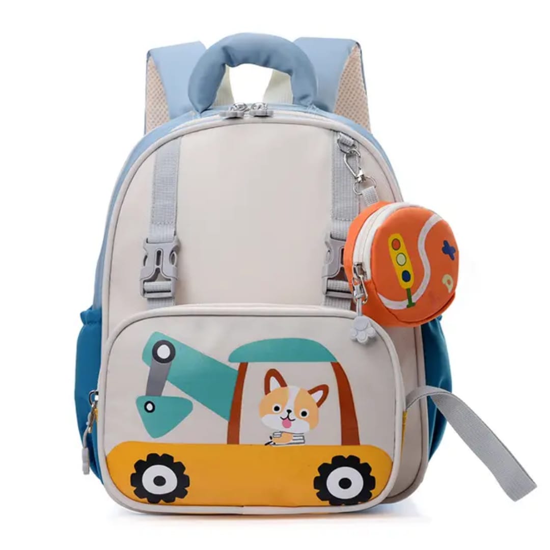 Buy MyneeMoe Crane Light-Up Kids Backpack – Lightweight & Comfortable Kindergarten Bag (Age 2-4Y) - School Bag at MyneeMoe Online In India