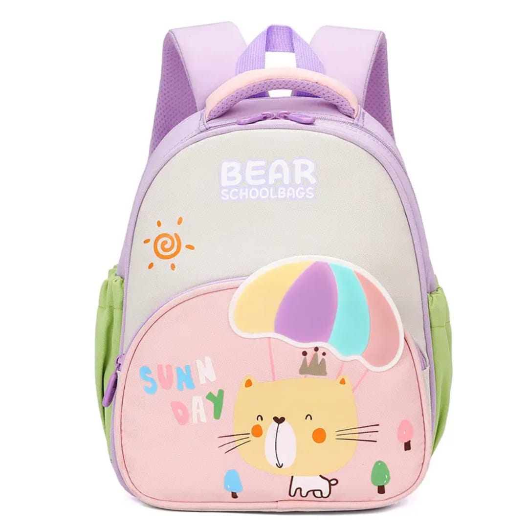 Buy MyneeMoe Sunny Day Kindergarten School Bag - Durable, Lightweight & Comfortable Purple - School Bag at MyneeMoe Online In India