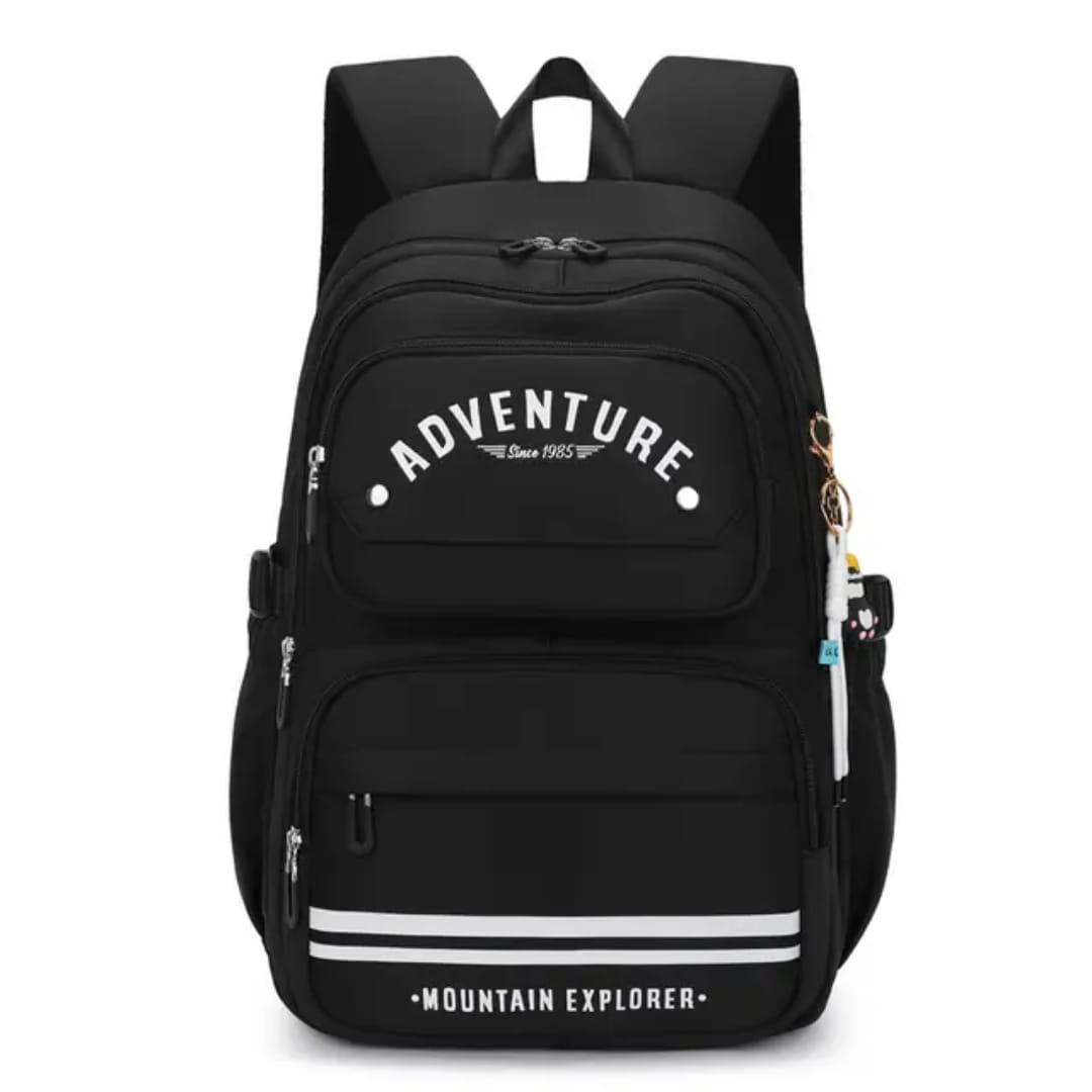 Buy MyneeMoe Spacious Adventure School Bag - Durable, Lightweight & Waterproof Backpack Black - School Bag at MyneeMoe Online In India