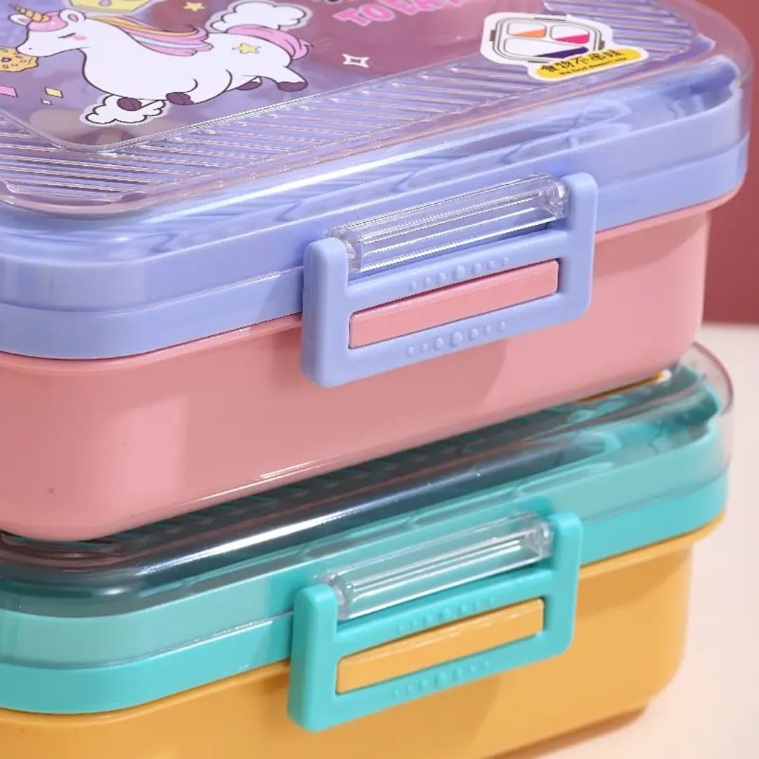 Buy MyneeMoe SnackyBoo 2 Compartment Staineless Steel Lunch Box- Only for Solid Food - Lunch Box at MyneeMoe Online In India