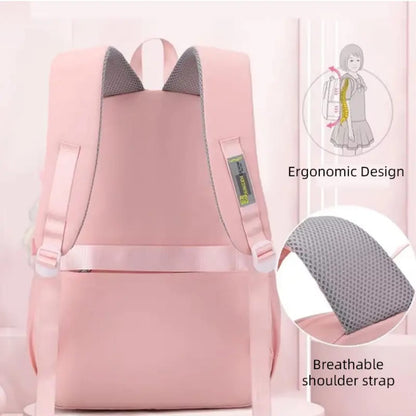 Buy MyneeMoe Sweet Pastel Girl's School Bag – Lightweight, Waterproof & Multi-Pocket Backpack - School Bag at MyneeMoe Online In India