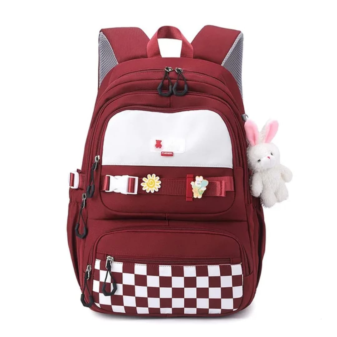 Buy MyneeMoe Sweet Pastel Girl's School Bag – Lightweight, Waterproof & Multi-Pocket Backpack - School Bag at MyneeMoe Online In India