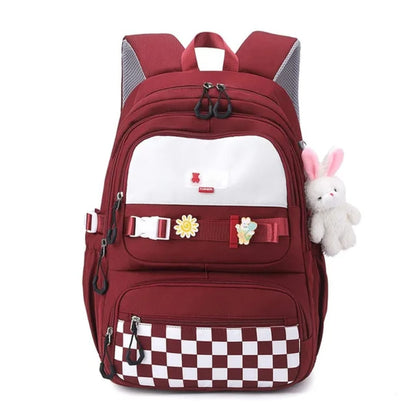 Buy MyneeMoe Sweet Pastel Girl's School Bag – Lightweight, Waterproof & Multi-Pocket Backpack - School Bag at MyneeMoe Online In India