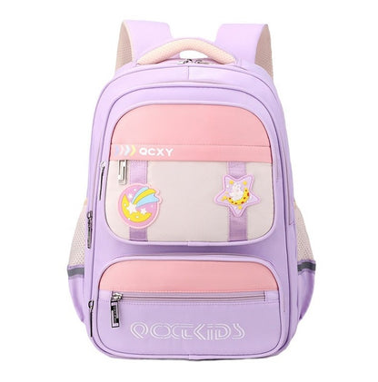 Buy MyneeMoe SkyStash School Backpack – Stylish, Waterproof & Spacious Bag for Kids Lavender Pop - School Bag at MyneeMoe Online In India
