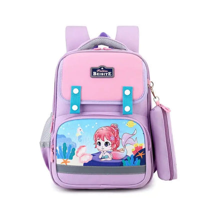 Buy MyneeMoe Schoolie Kids Backpack – Lightweight, Durable & Fun Print School Bag Purple - School Bag at MyneeMoe Online In India