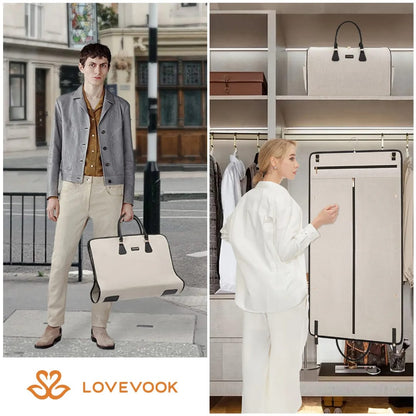 Buy MyneeMoe Lovevook 3 in 1 Garment Duffel Bag | Convertible Carry-On Hanging Suit Travel Bag (Khaki & Black) - Travel & Tote Bags at MyneeMoe Online In India