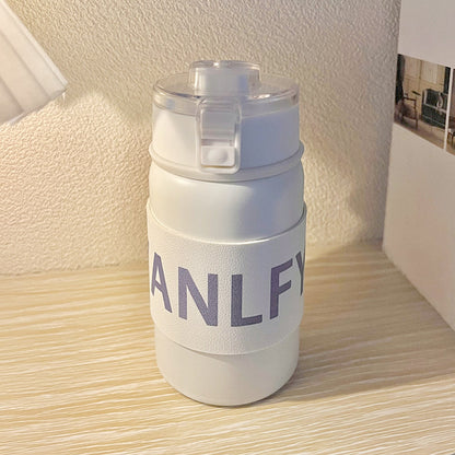 Buy MyneeMoe Vanlfy Stainless Steel Coffee Mug 350ml with Built-in Strainer Lavender Grey - Coffee Mug at MyneeMoe Online In India