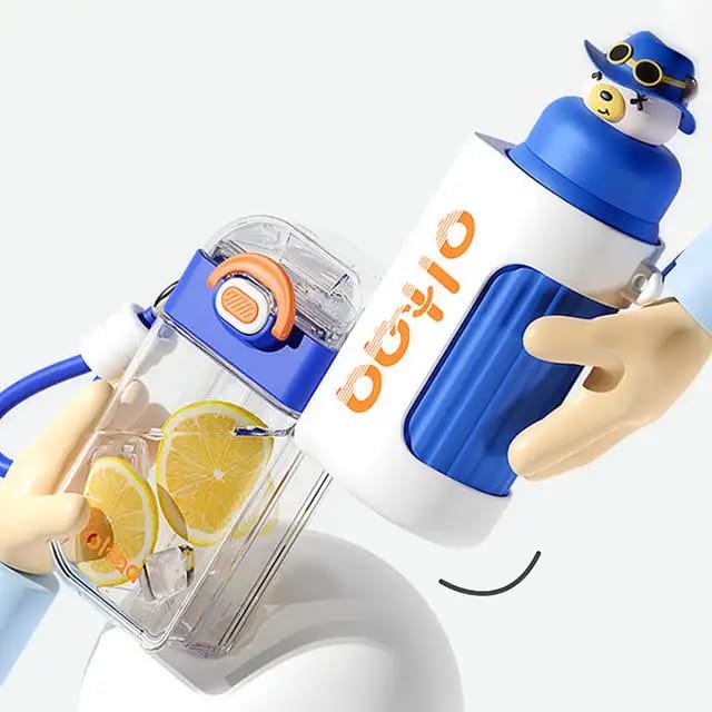 Buy Oh! Magic Double Detachable Water Bottle Set - Enjoy 2 Different Beverages at Myneemoe Online In India